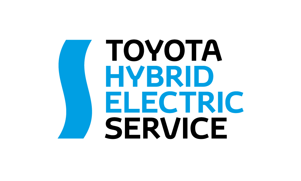 Toyota hybrid service logo